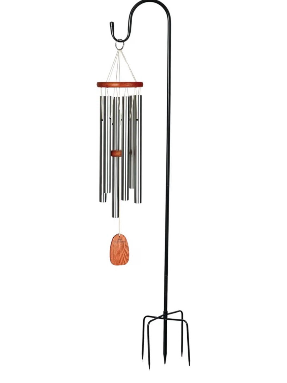 Woodstock Chimes Amazing Grace Chime Medium 24'' Silver Wind Chime